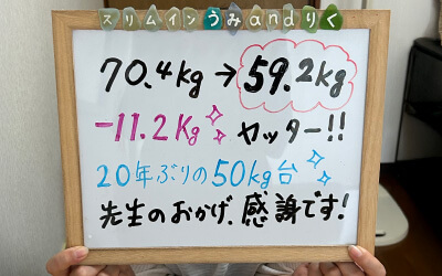 耳つぼダイエット 喜びの声